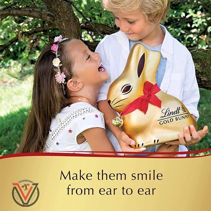 View Lindt Gold Bunny Milk Chocolate 1kg number 1
