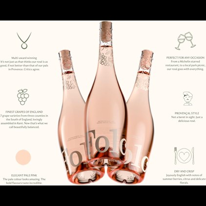 View Folc English Rose 75cl - English Rose Wine number 1
