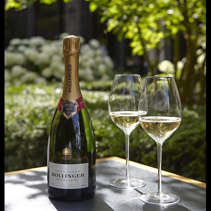 View Bollinger Special Cuvee Champagne & 2 Branded Flutes Champagne Gift set number 1