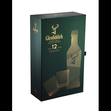 View Glenfiddich 12 Year Old Whisky Two Glass Gift Pack 70cl number 1
