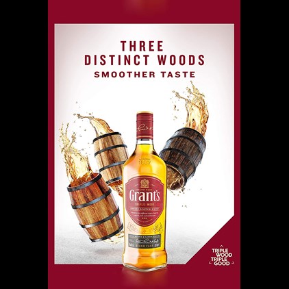View Grants Triple Wood Blended Scotch Whisky 70cl number 1