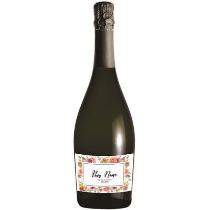 View Personalised Prosecco - Art Border 2 Label number 1