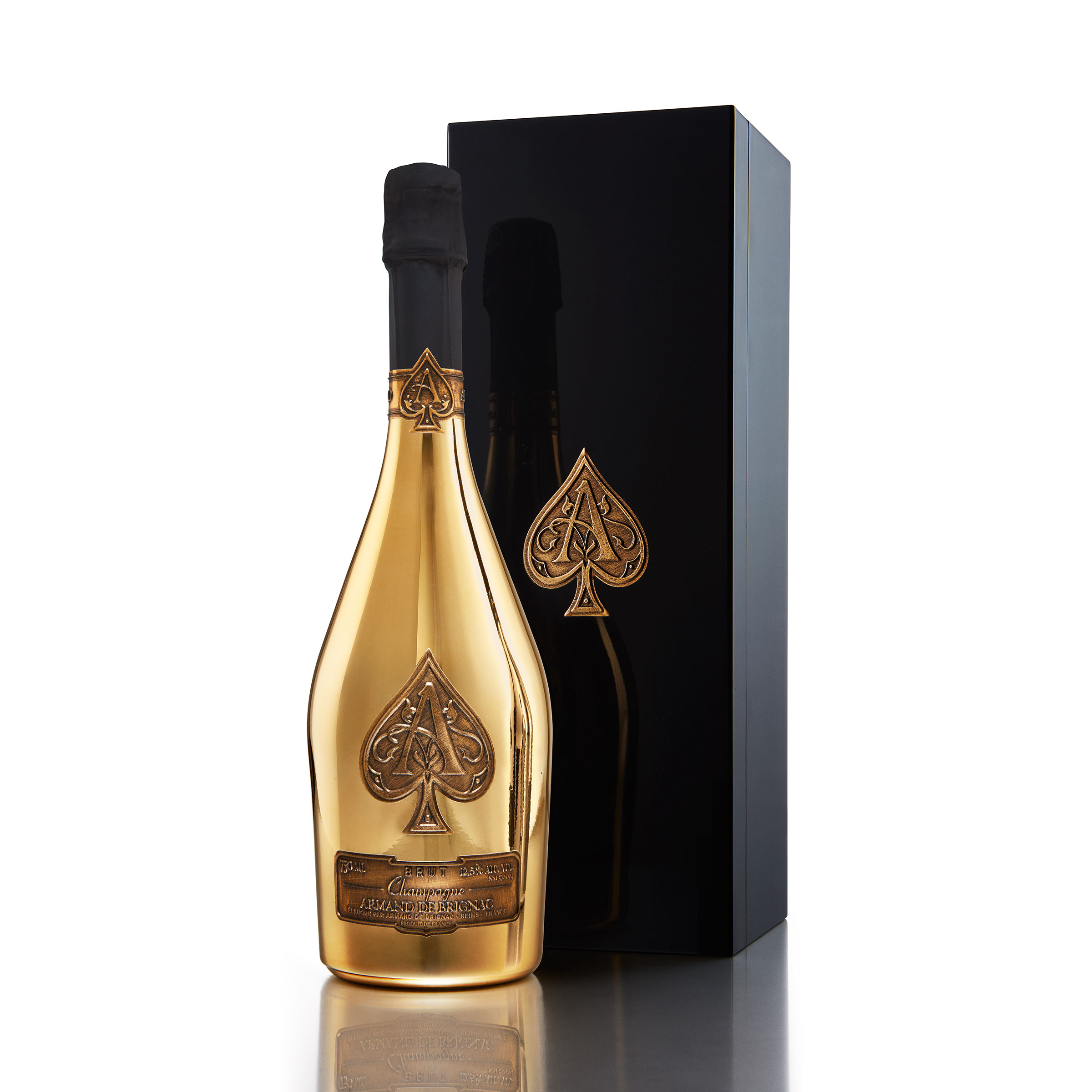 Buy And Send Armand de Brignac Brut Gold NV Champagne 75cl in Branded Box Gift Online