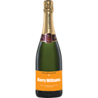View Personalised Champagne - Orange Label & Truffles, Wooden Box number 1
