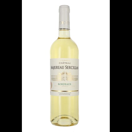 View Chateau Majureau Sercillan Bordeaux Blanc In Wooden Branded Gift Box number 1