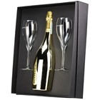 View Bottega Gold Prosecco Black Gift Set with 2 Glasses 75cl number 1