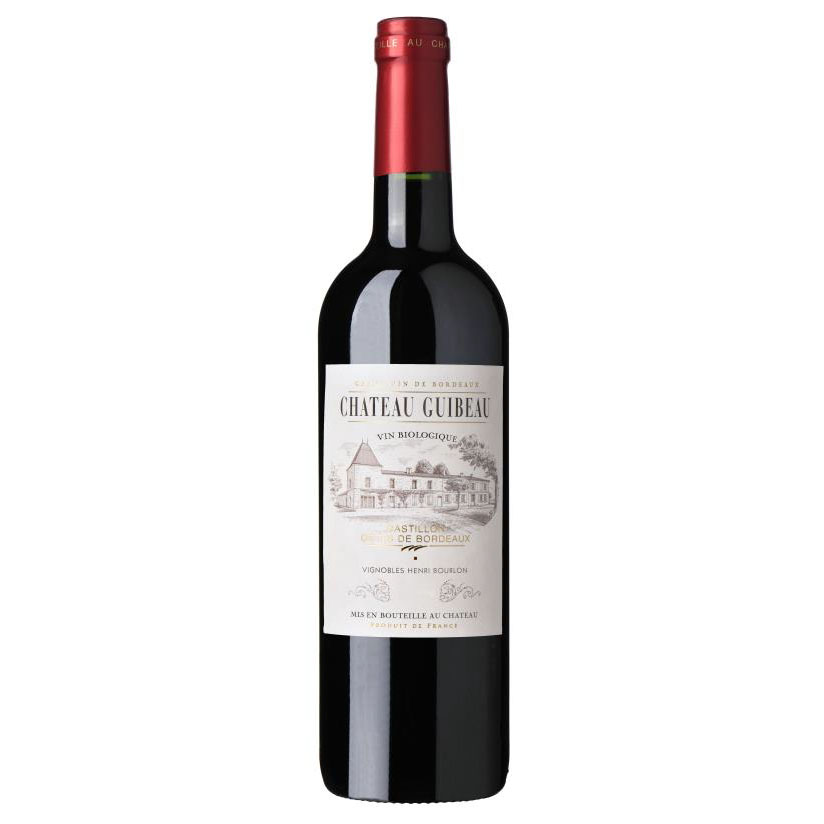 Chateau Guibeau Castillon Cotes de Bordeaux Wine 75cl