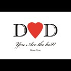 View Personalised Prosecco - Heart Dad Label number 1