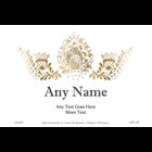 View Personalised Champagne - Gold Ornate Label number 1