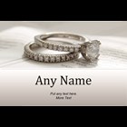 View Personalised Champagne - Engagement Ring Label number 1