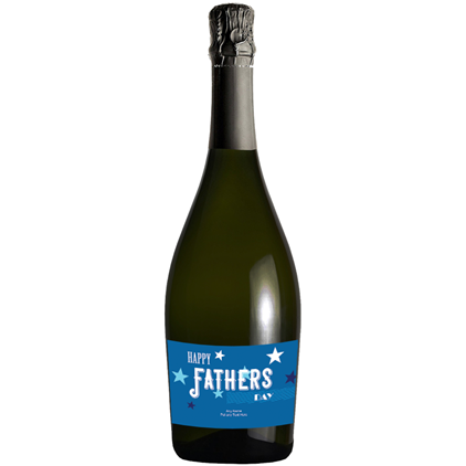 View Personalised Prosecco - Fathers Day Label & Truffles, Wooden Box number 1