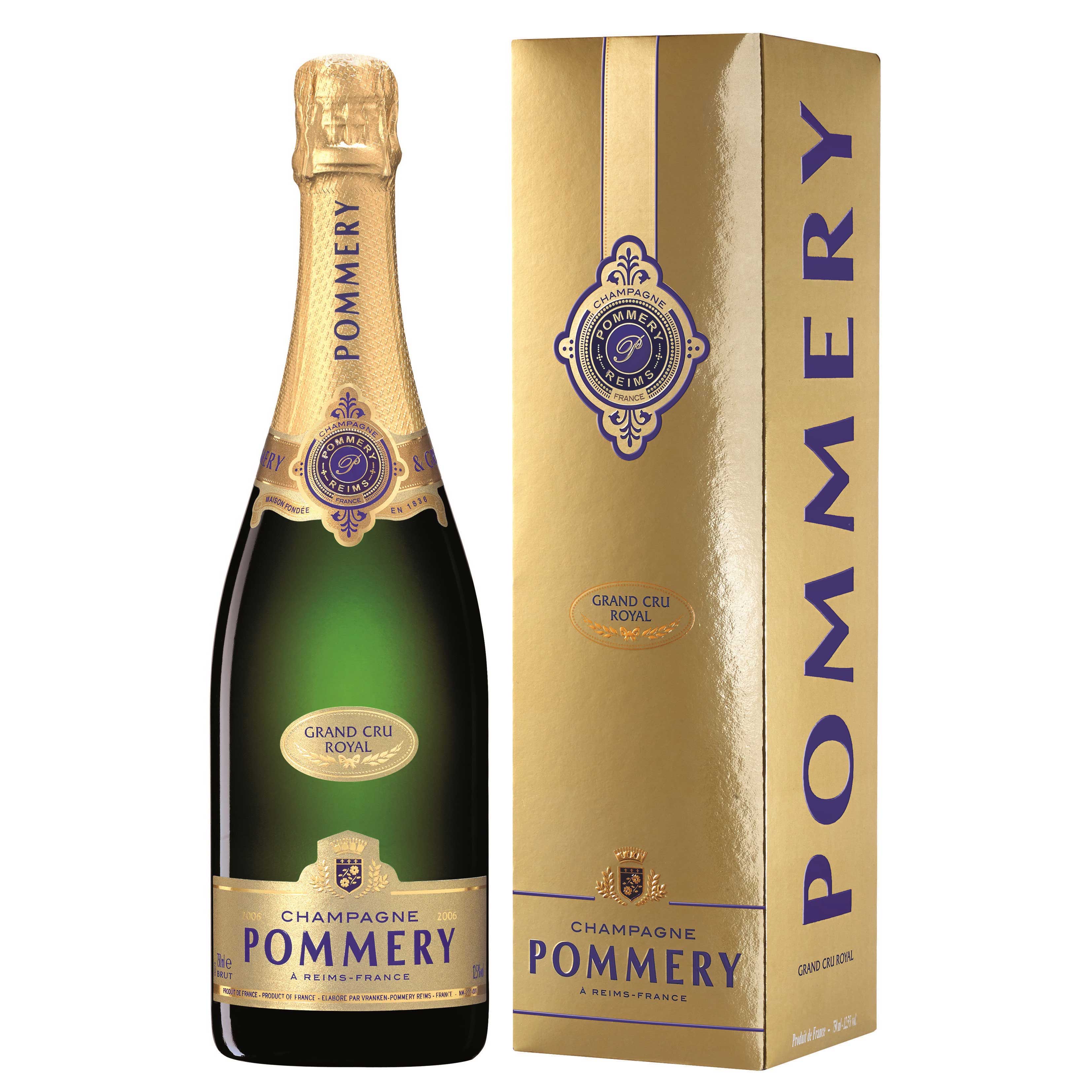 Pommery Grand Cru Vintage Champagne 75cl Great Price and Home Delivery