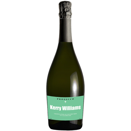 View Personalised Prosecco - Green Label And Chocolates Hamper number 1