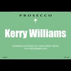 View Personalised Prosecco - Green Label number 1