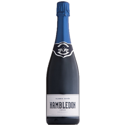 View Hambledon Classic Cuvee English 75cl, With Royal Scot Wine Glasses number 1