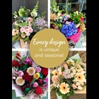 View Bright Hand-tied bouquet made with the finest flowers number 1