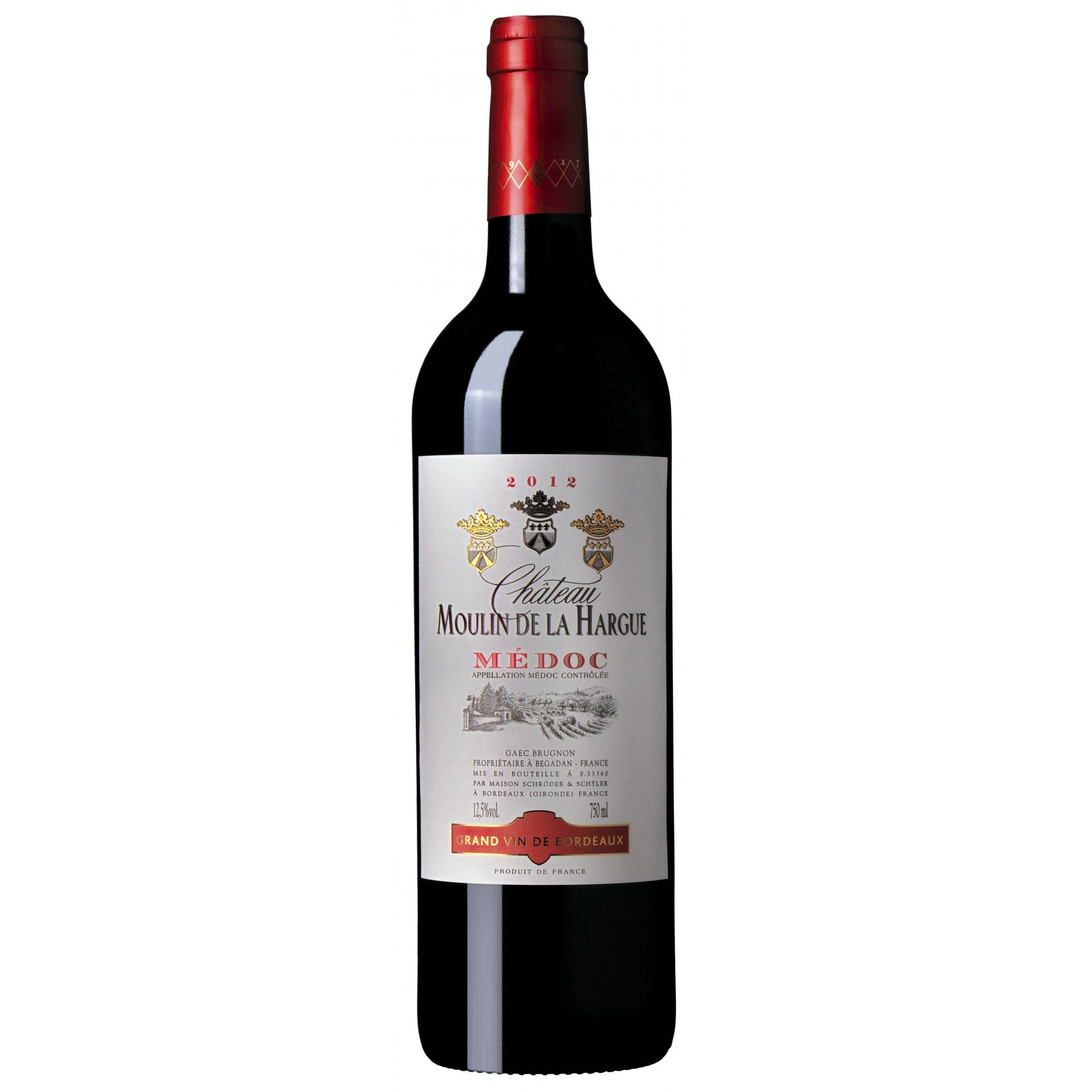 Buy Chateau Moulin de la Hargue Medoc Wine Gift Online