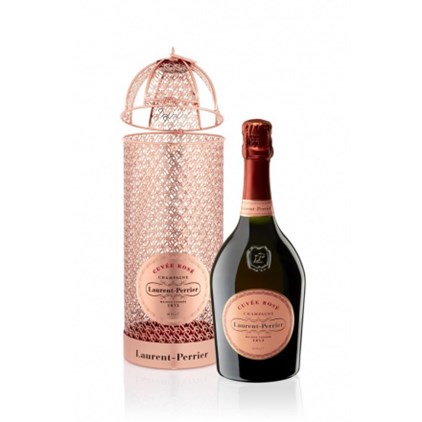 View Laurent-Perrier Cuvee Rose Champagne Limited Edition Lace Lantern Gift Cage 75cl number 1
