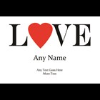 View Personalised Champagne - Love Label number 1