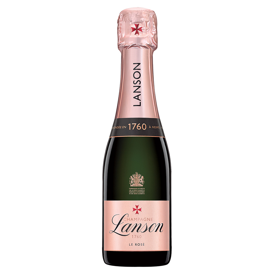 Buy and Send Mini Lanson Le Rose Champagne 20cl Gift Online