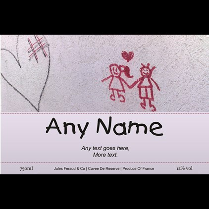 View Personalised Champagne - Wall Art Label number 1