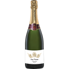 View Personalised Champagne - Gold Ornate Label With Lindt Lindor Assorted Truffles 200g number 1