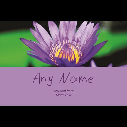 View Personalised Champagne - Purple Flower Label & Truffles, Wooden Box number 1