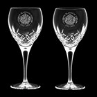 View Royal Scot Crystal - Queen's Platinum Jubilee - 2 Westminster Crystal Large Wine glasses Presentation Boxed number 1