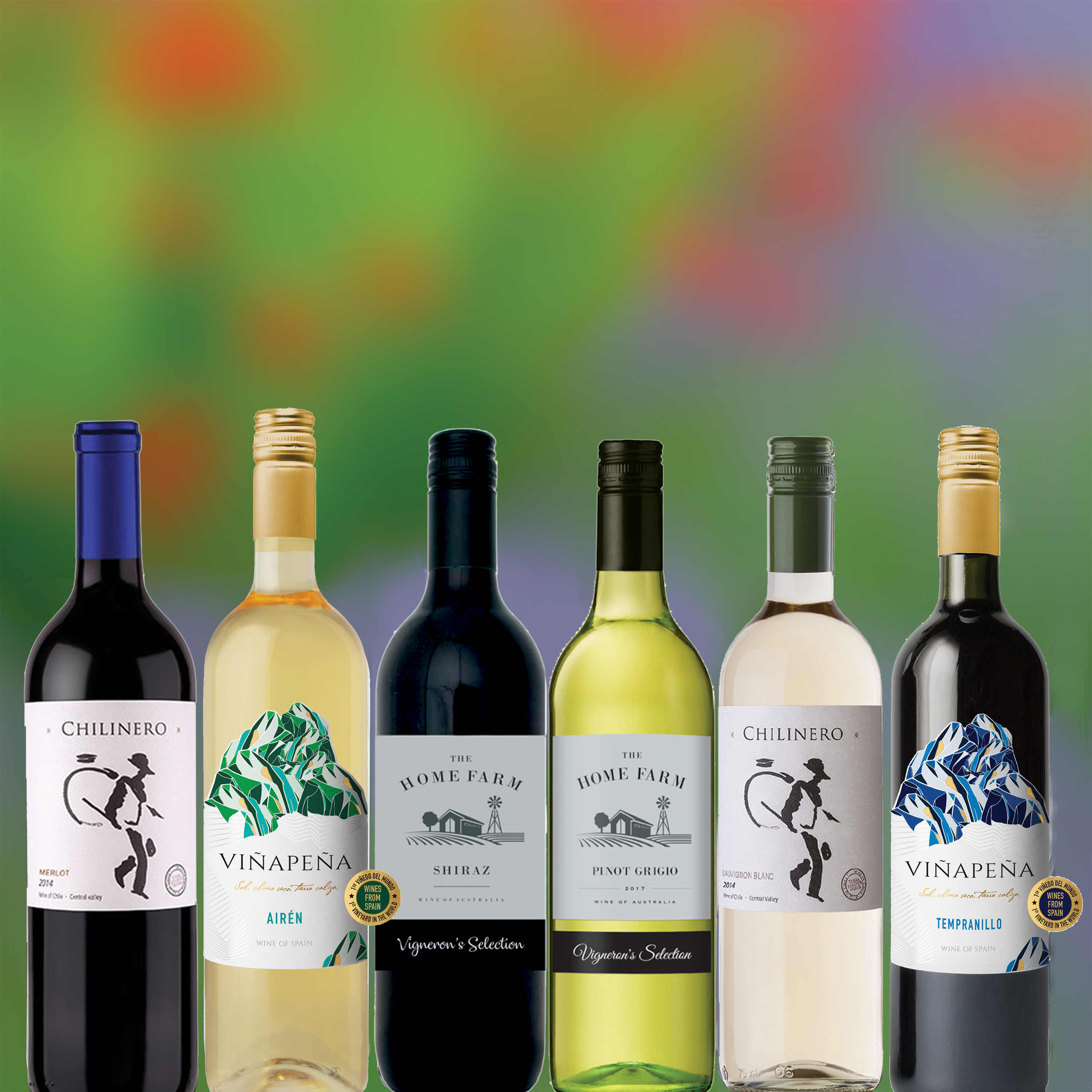 The Essential Selection of 6 Mixed Wines