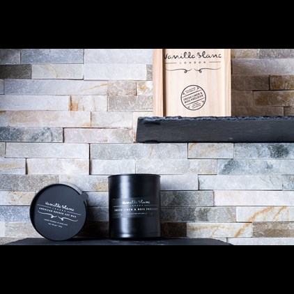 View Vanilla Blanc Matt Edidtion Kosher Soy Candle - Fresh Linen & Bois Precieux number 1