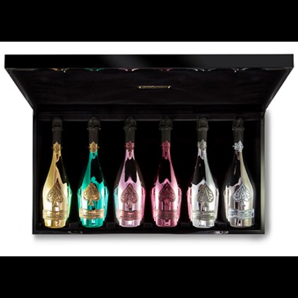 View Armand de Brignac Ace of Spades LA Collection set (6 x 75cl) - Limited Edition number 1