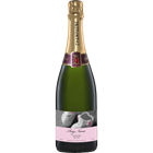 View Personalised Champagne - New Baby Girl Label And Flutes In Luxury Presentation Box number 1