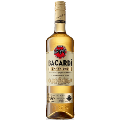 View Bacardi Carta Oro Superior Gold Rum 70cl Nibbles Hamper number 1