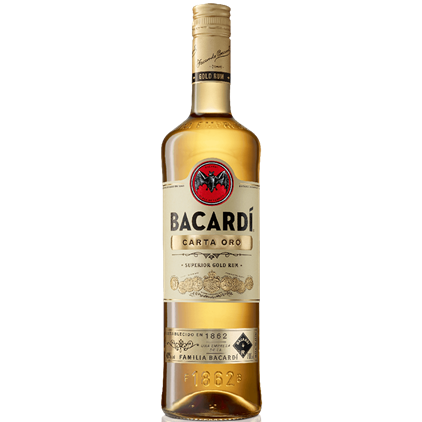 View Bacardi Carta Oro Superior Gold Rum 70cl Nibbles Hamper number 1