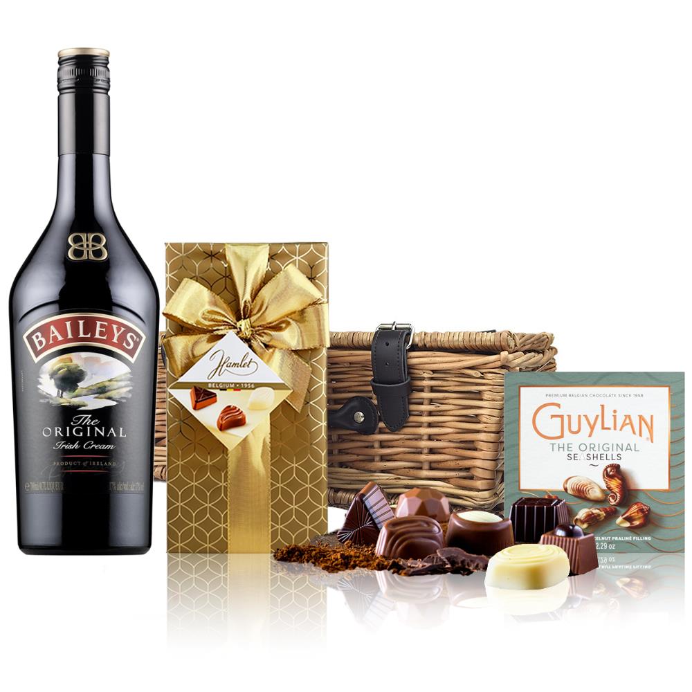 Baileys Irish Cream 70cl And Chocolates Hamper, Buy online for UK  nationwide delivery