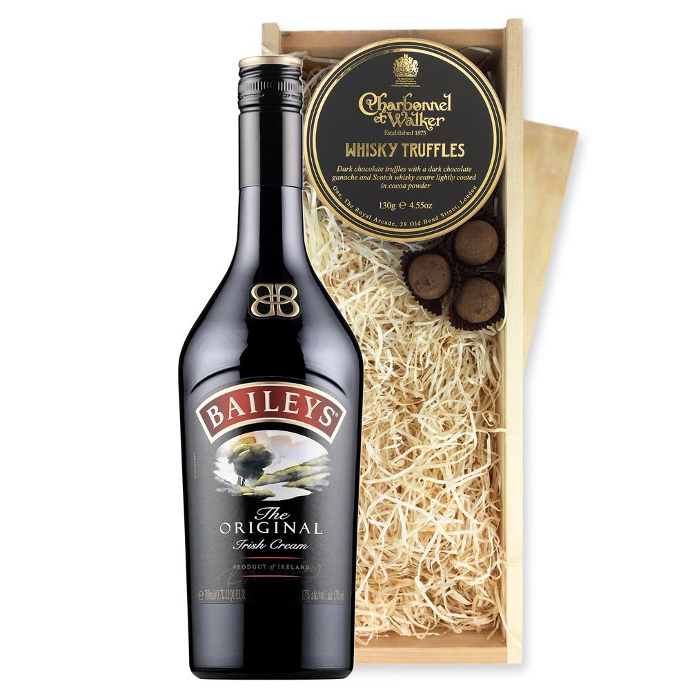 Baileys Irish Cream 70cl And Whisky Charbonnel Truffles Chocolate Box