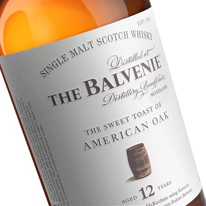 View Balvenie American Oak 12 year old Whisky 70cl In Luxury Box With Royal Scot Glass number 1