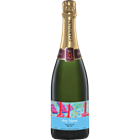 View Personalised Champagne - Cake &amp; Candles Label And Flutes In Luxury Presentation Box number 1