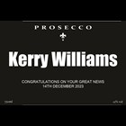 View Personalised Prosecco - Black Label number 1