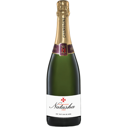 View Personalised Champagne - Black Label & Truffles, Wooden Box number 1