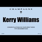 View Personalised Champagne - Blue Label And Flutes In Luxury Presentation Box number 1