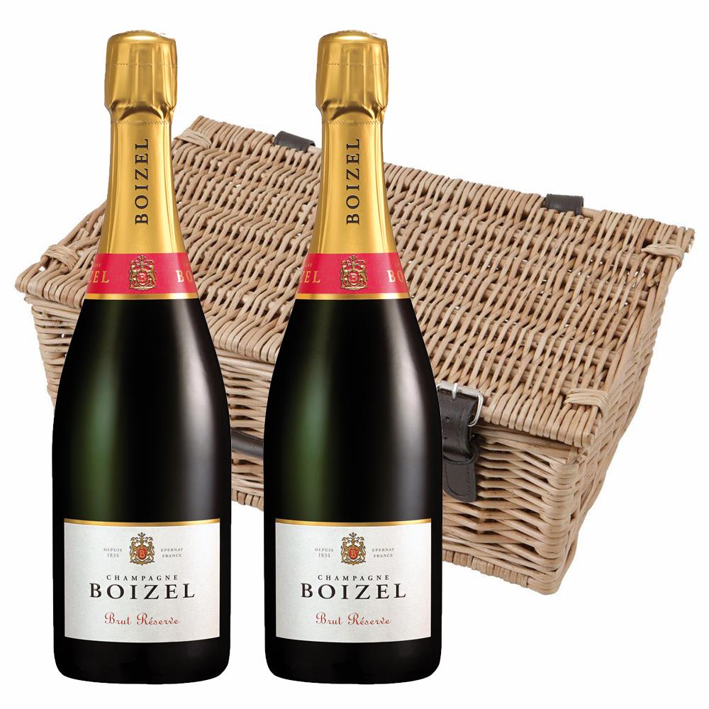Boizel Brut Reserve NV Champagne 75cl Duo Hamper (2x75cl)