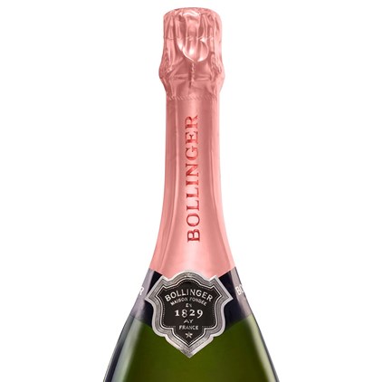 View Magnum of Bollinger Rose Champagne 1.5L And Strawberry Charbonnel Truffles Magnum Box number 1