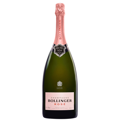View Magnum of Bollinger Rose Champagne 1.5L And Strawberry Charbonnel Truffles Magnum Box number 1