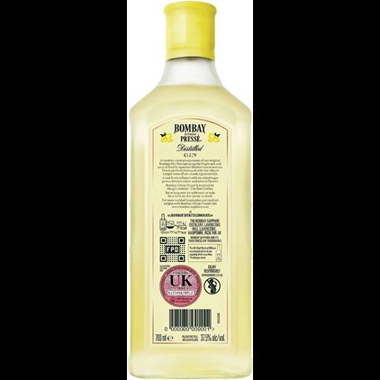 View Bombay Citron Presse Lemon Gin 70cl number 1