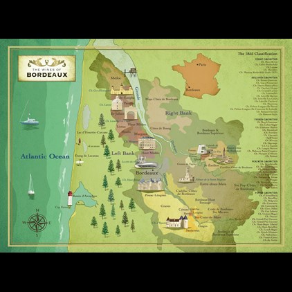 View The Wines of Bordeaux Jigsaw Puzzle number 1