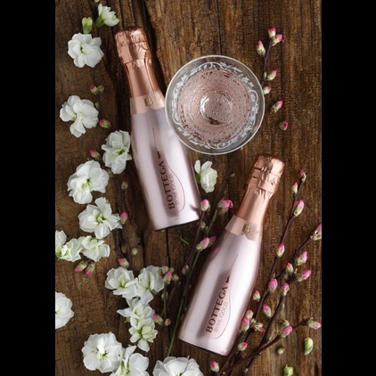 View Case of Mini Bottega Rose Gold Prosecco 20cl (24 x 20cl) number 1