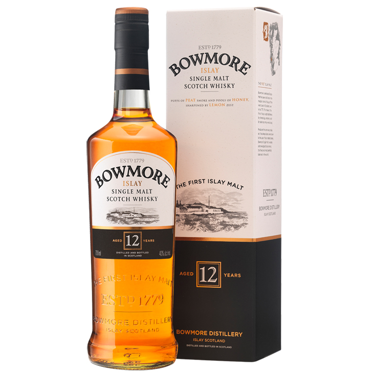 Buy And Send Bowmore 12 Year Old Single Malt Whisky Gift Online