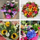 View Bright Hand-tied bouquet made with the finest flowers number 1
