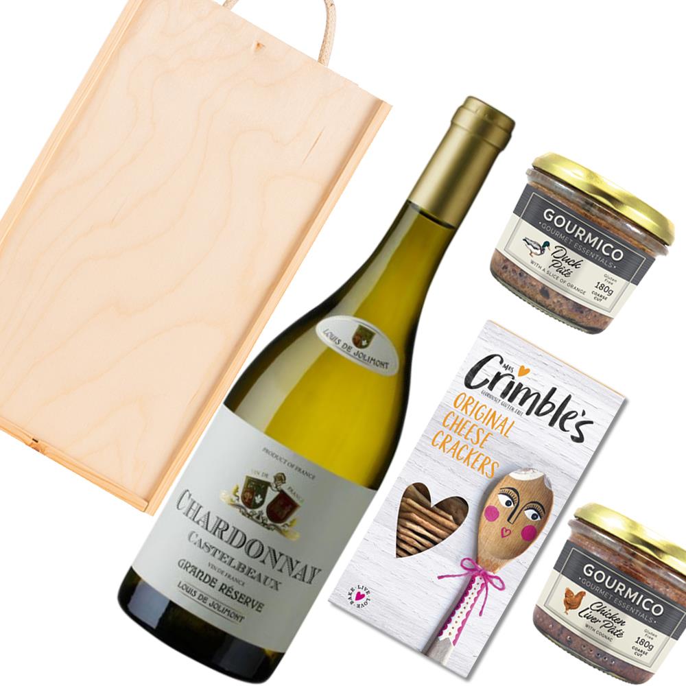 Castelbeaux Chardonnay And Pate Gift Box